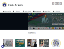 Tablet Screenshot of gloriadecristo.com.br